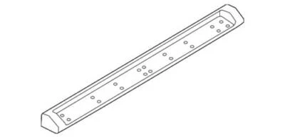 Cubierta de estribo brillante genuina Ford Expedition XLT 2007-2017 5L1Z-16N454-AA Foto 1 de 2