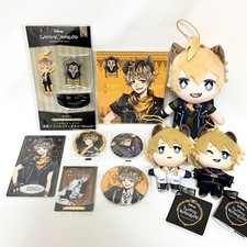 Twisted Wonderland Ruggie Plush Toy Mascot Badge Stand Card SAVANACLAW Set