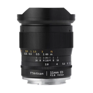 Objetivo ojo de pez TTArtisan de 11 mm f/2,8 para cámara Canon RF (EOS R,... - Imagen 1 de 10