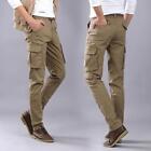 Men's Outdoor Trousers Slim Fit overalls Military Pocket Cargo Workwear Pants