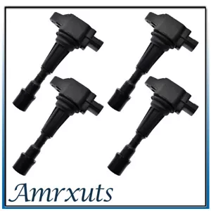 4Pcs Ignition Coils UF655 For Mazda 2 2011-2014 1.5L L4 ZJ20-18-100 ZJ20-18-100A - Picture 1 of 7