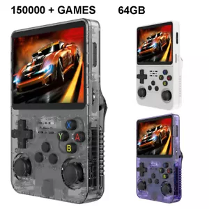 R36S Console videogiochi portatile retrò 15000 giochi schermo IPS 3,5 pollici 64 GB - Foto 1 di 12