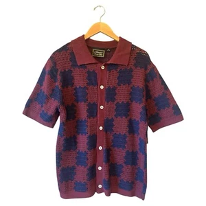 MASSIVE LUXURY EDITION Men’s SS Cardigan Sweater Medium NWT Electric Grandpa - Picture 1 of 5