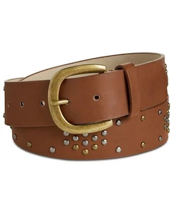 INC International Concepts Women's Brown Studded Pant Belt Size Small - Picture 1 of 5