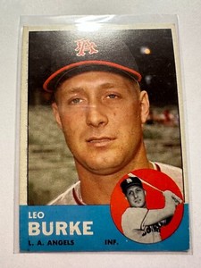 K71,702 - 1963 Topps #249 Leo Burke RC