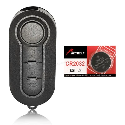 3 Tasten Klapp Schlüssel Gehäuse mit AKKU für Citroen Jumper Relay Peugeot Boxer