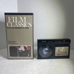 IT'S A WONDERFUL LIFE Video Film Classics 1946/1984 RARE BETA FORMAT VTG HTF - Picture 1 of 22