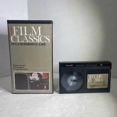 IT'S A WONDERFUL LIFE Video Film Classics 1946/1984 RARE BETA FORMAT VTG HTF - Image 1 of 4