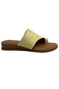 New Zodiac Toe-Loop Slide Sandal Giada Lemon Multi Slip On Shoes Size 6 M NIB - Picture 1 of 6