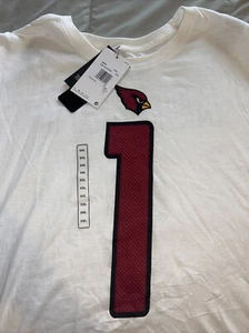 Arizona Cardinals Men’s Nike Tee Shirt White Kyler Murray #1 New XXL 2XL NWT - Picture 1 of 4