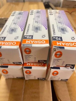 Ceramic Metal Halide Lamp Gas Discharge Bulb OSRAM POWERBALL HCI-T 70W/942 NDL - Image 1 of 4