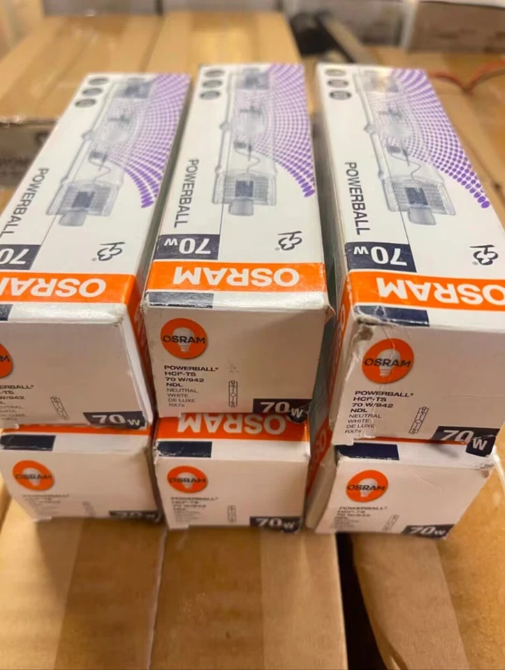Ceramic Metal Halide Lamp Gas Discharge Bulb OSRAM POWERBALL HCI-T 70W/942 NDL - Image 1 of 4