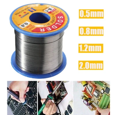 300g Tin Wire Soldering Solder Fluxed Core Electronics Lead Flux 63/37 0.5~2mm