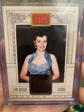 2013 Jane Russell Panini Card Worn DRESS *RARE BLACK Gentlemen Prefer Blondes