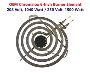 NEW - MEP15MA, MP15MA  TS4D6215WI  6" Electric Oven Stove BURNER HEATING ELEMENT - Picture 1 of 1