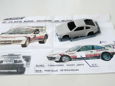 ALEZAN MODELS . KIT 1/43 . MATRA MURENA . RALLYCROSS . TOTAL . J P BELTOISE . - Photo 1/4