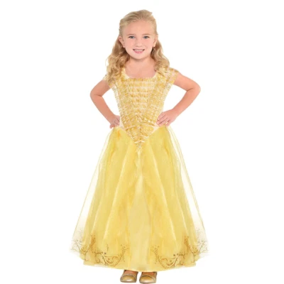Girls Belle Costume Supreme - Beauty and the Beast - Toddler 3-4 - Image 1 of 4