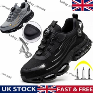 🔥PPE Lightweight Men Safety Shoes Hiking Boots Steel Toe Cap Work Trainers New - Picture 1 of 16