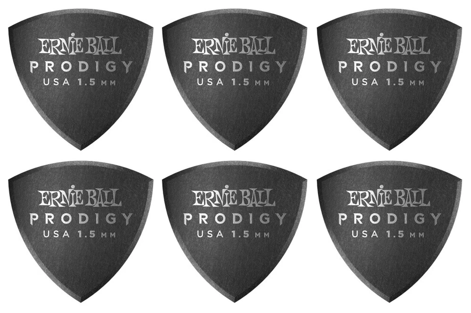 Ernie Ball Plektren Prodigy Large Shield 2 00mm weiß