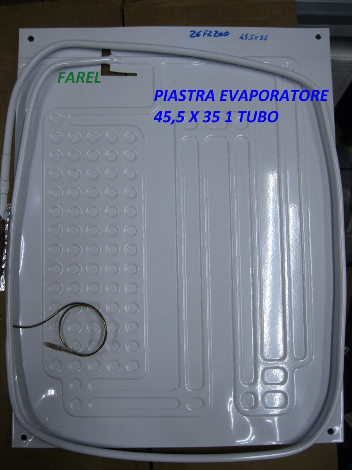 EVAPORATORE PIASTRA FRIGO 455X350MM UNIVERSALE 1 TUBO