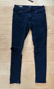 Jack and Jones Jeans Liam schwarz Skinny Fit mit Löchern Größe 32/32 - Bild 1 von 7