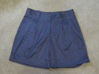 全新 女式 French Connection Layton 斜纹百慕大短裤 木炭 灰色 0/2 码 — 第 1/4 张图片