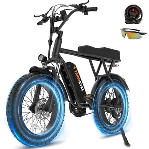 Tamobyke Electric Bike 750W 20mph 36V 13Ah 20" Fat Tire Mountain Commuting Ebike - Picture 1 of 27