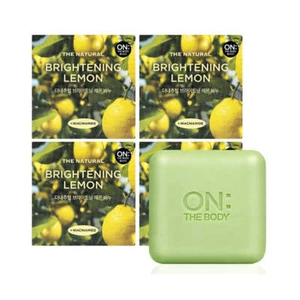 On the Body the Natural Brightening Lemon Soap 90g*4Pcs - FREE SHIPPING - Bild 1 von 1