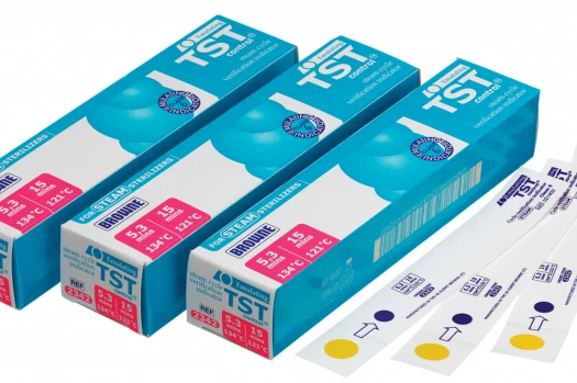 AutoClave Test Strip Browne TST 121/134 Deg C 15/5.3mins 100strips