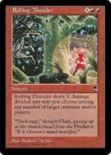 X4 Rolling Thunder Tempest LP/NM MTG Magic DNA GAMES