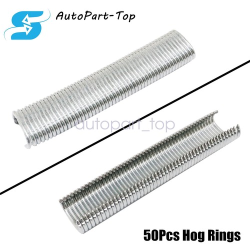 50Pcs Hog Rings for Car Seat Cover Upholstery Installation FITS Most ...