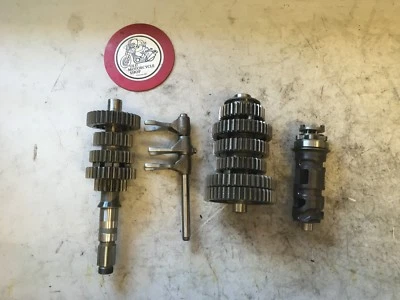 1983 YAMAHA VIRAGO XV920 TRANSMISSION W/ SHIFT FORKS & DRUM OEM - Изображение 1 из 4