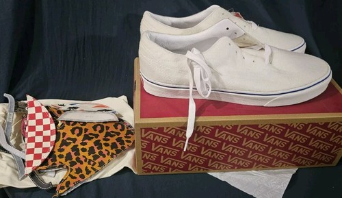 Sneakers VANS FAI DA TE basse Heritage bianche multicolore uomo taglia 13 nuove con scatola