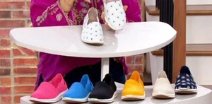 Clarks Damen waschbare Canvas Slipper Breeze Step TINI $ 57 {&} - Bild 1 von 38