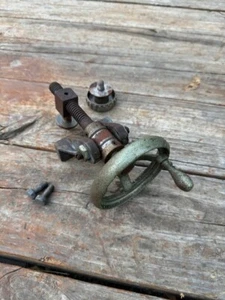 Vintage Walker Turner 6” Jointer Table Adjustment Hand Wheel & Lock Assembly - Picture 1 of 2