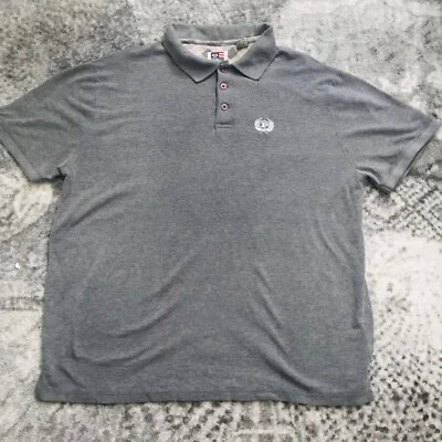 Phat Farm Polo Shirt Short Sleeve GREY w/ argyle pattern Size XL men's - Image 1 of 4