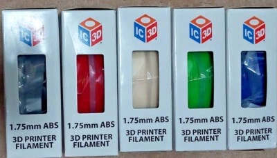 IC3D 3D printer filament ABS 2 lbs black - 1.75 mm Black,Green,Blue,Red, Natural - Image 1 of 4