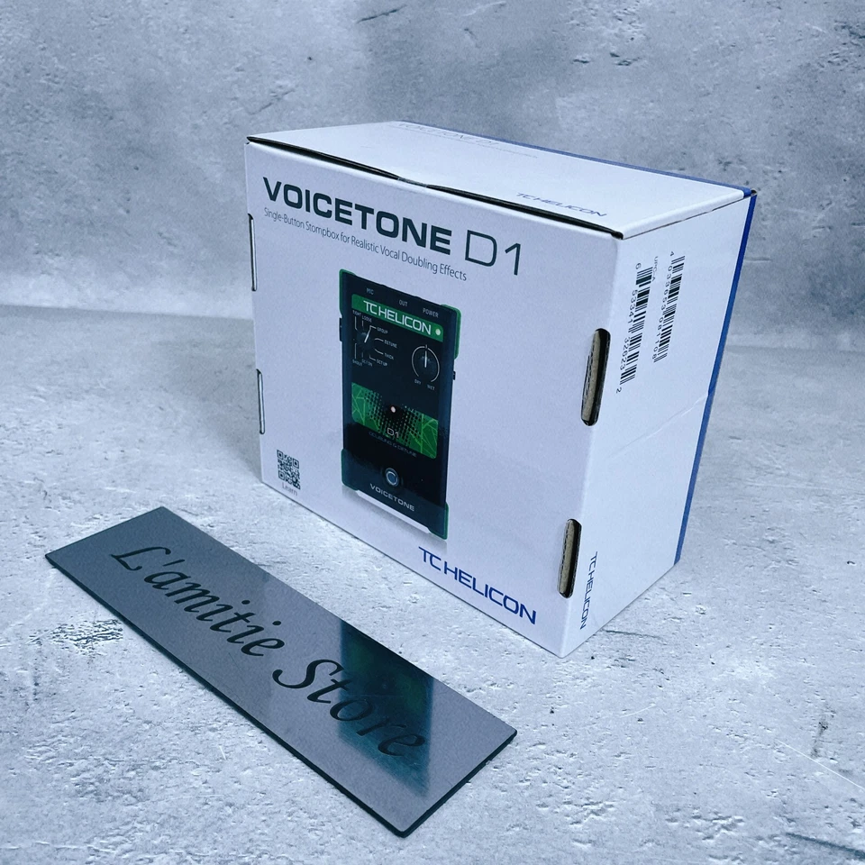 TC-Helicon VOICETONE D1 Vocal Effects Pedal Compact Effecter VOICE TONE New - Image 1 of 4