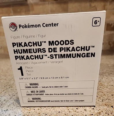 2021 Pokemon Center Pikachu Moods: Annoyed Figure NEW! - Image 1 of 4