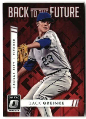 Zack Greinke 2016 Donruss Optic #BF9 Regreso al Futuro Rojo #/99 Reales Foto 1 de 2