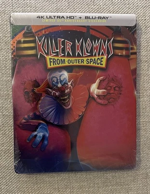 Killer Klowns from Outer Space 4KUHD + Blu-ray Steelbook US Import New Sealed - Image 1 of 4