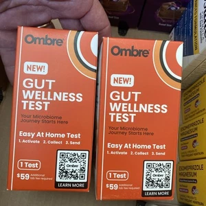 Ombre Gut Wellness Microbiome Home Test 2 Count NIB Sealed - Picture 1 of 2