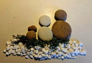 7 große runde ovale Strandkieselsteine Seesteine, Kunst/ Basteln, glatte Briefbeschwerer - Bild 1 von 16