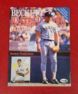 1987 *Autographed* Beckett Baseball Card Monthly Roger Clemens Cover W/JSA COA  - Picture 1 of 5