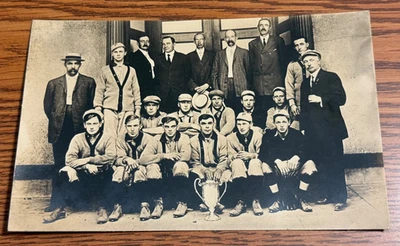 Real PhotoPostcard Early Vintage RPPC Baseball Team Photo Porter Ellenville NY - Image 1 of 4