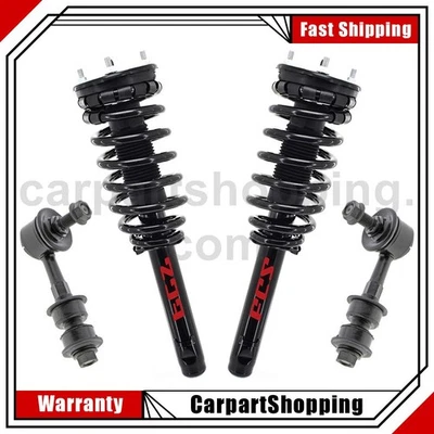 4 Sway Bar Link 完整支柱线圈弹簧前适用于 2001 年现代 XG300 — 第 1/4 张图片