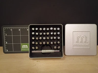 Making Memories Stamping Metal Die Tap Set 36 Alphabet & Numbers  - Image 1 of 3