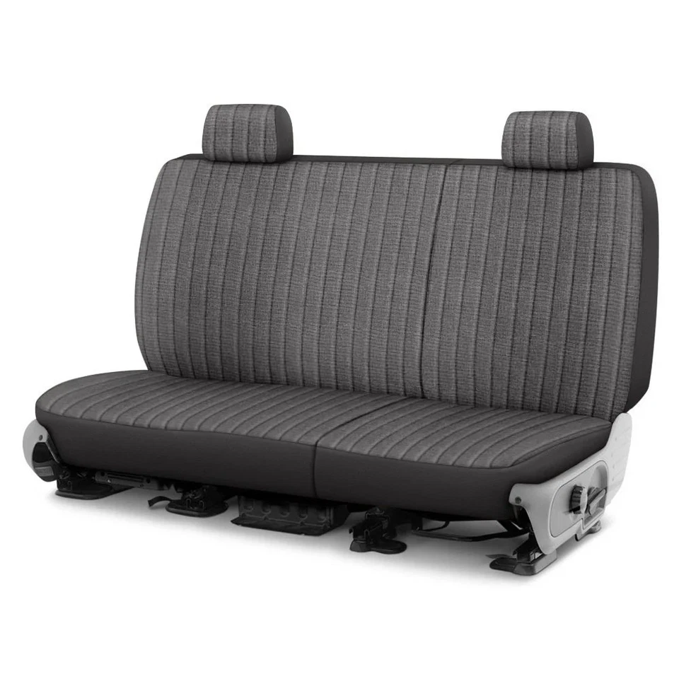 For Toyota Sequoia 08-10 Duramax Tweed 3rd Row Charcoal Custom Seat Covers - Image 1 of 1