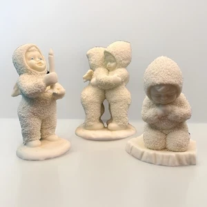 Lote de 3 Snowbabies Dept 56: One Little Candle, Lay Me Down To Sleep, I Need Hug - Imagen 1 de 16