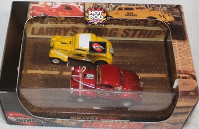 HOT WHEELS HOT ROD SERIES 41 & 33 WILLYS DRAG COUPES NEW IN SEALED BOX - Image 1 of 4